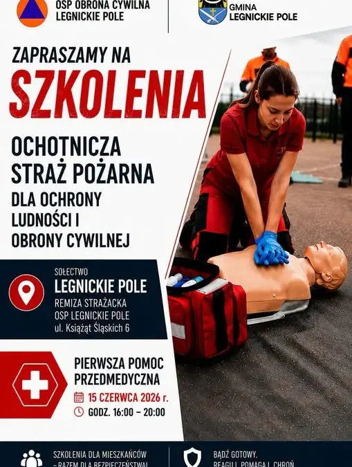 Szkolenie z pierwszej pomocy w Legnickim Polu – naucz się ratować życie