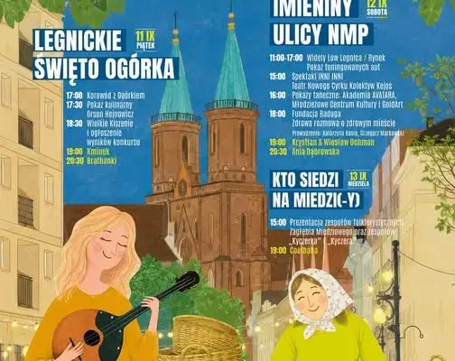 Legnica: Święto Ogórka, Imieniny Ulicy NMP i koncerty gwiazd – weekend pełen atrakcji
