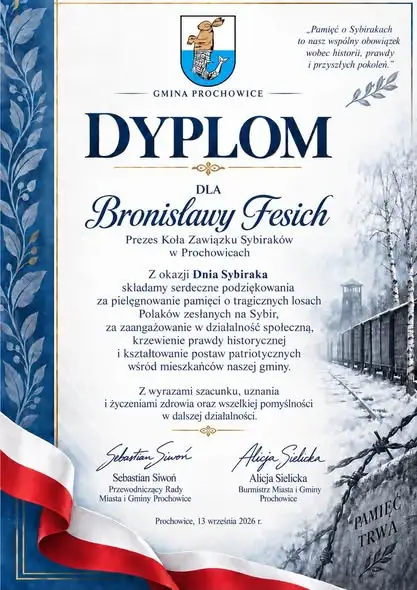 Prochowice oddały hołd Sybirakom. Wzruszające uroczystości w bibliotece