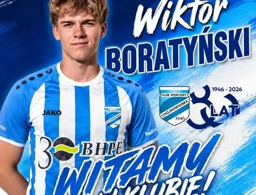 Wiktora Boratyński nowym zawodnikiem Chojnowianki Chojnów