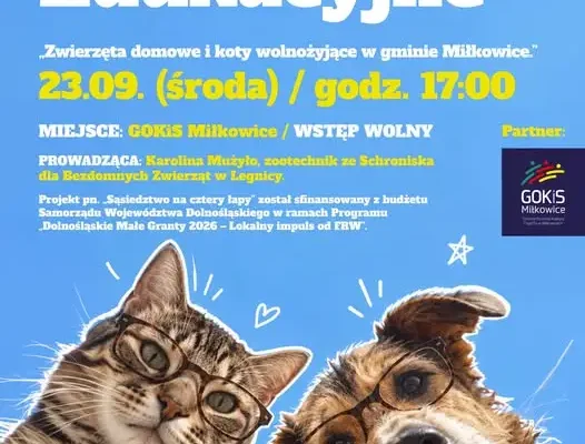 Miłkowice: spotkanie o dobrostanie zwierząt już 23 września