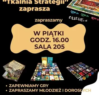 Klub Gracza „Tkalnia Strategii” zaprasza na piątkowe spotkania z grami planszowymi