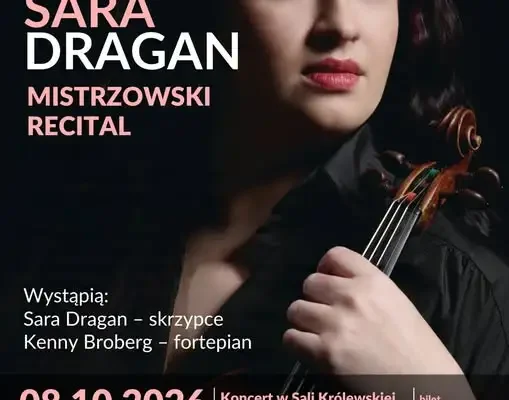 Sara Dragan zagra w Legnicy na skrzypcach Stradivariego