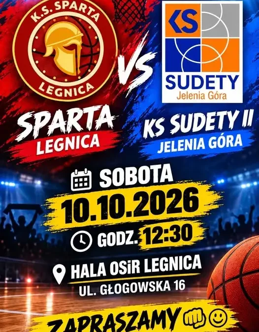 Sparta Legnica zaprasza na sobotni mecz kadetów U15