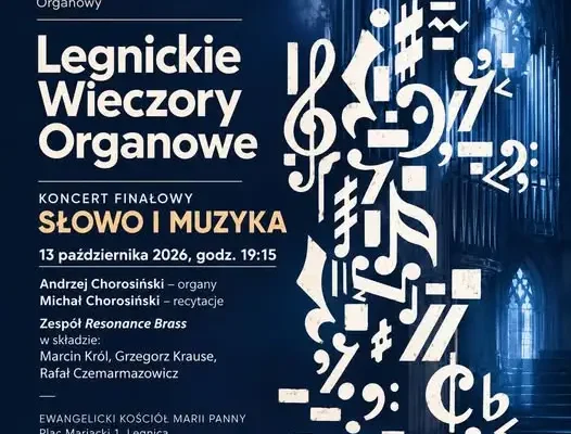 Legnickie Wieczory Organowe: finałowy koncert „Słowo i muzyka” już 13 października