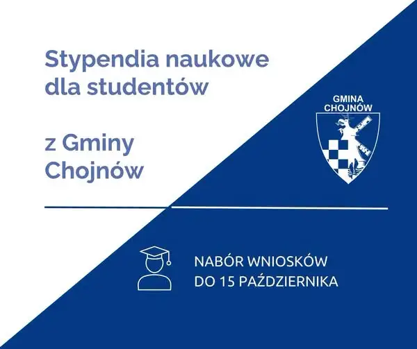 Stypendia dla studentów z Gminy Chojnów – wnioski tylko do 15 października