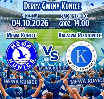 Derby Gminy Kunice: Mewa rozgromiła Kaczawę Bieniowice 10:0