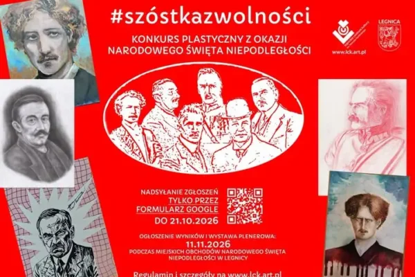 Legnica: Konkurs plastyczny „Szóstka z wolności” – stwórz portret Ojca Niepodległości