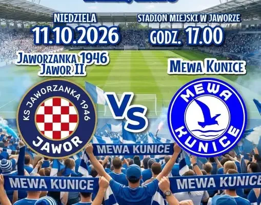 Jaworzanka 1946 Jawor II kontra Mewa Kunice – hit A klasy już dziś