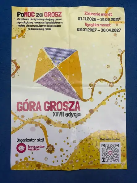 Szkoła włącza się w akcję „Góra Grosza” – zbiórka rusza 1 listopada
