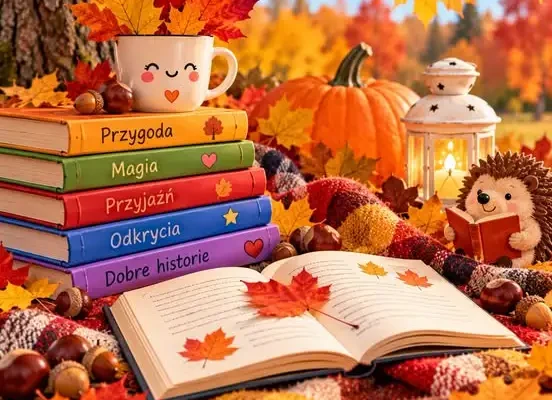 Szkolny konkurs „Z książką przez jesień” – biblioteka zaprasza uczniów do fotografii i recenzji