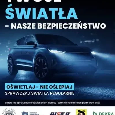 Legnica: Bezpłatna kontrola świateł w ramach kampanii „Twoje światła – Nasze bezpieczeństwo”