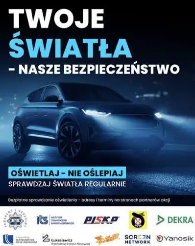Legnica: Bezpłatna kontrola świateł w ramach kampanii „Twoje światła – Nasze bezpieczeństwo”