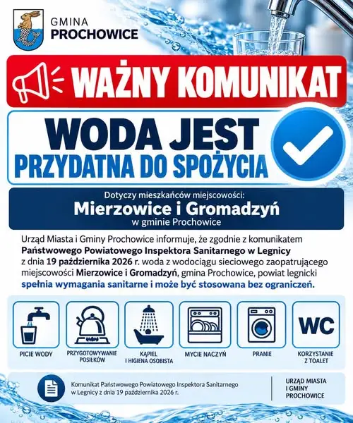 Woda w Mierzowicach i Gromadzyniu znów zdatna do picia