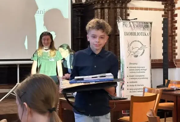 Jakub Mik z klasy VII B zdobył II miejsce w konkursie „Parki Narodowe – Magiczne Krainy”