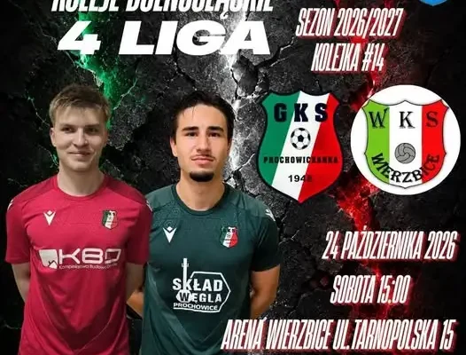 Prochowiczanka walczy o punkty z WKS Wierzbice w 14. kolejce IV ligi