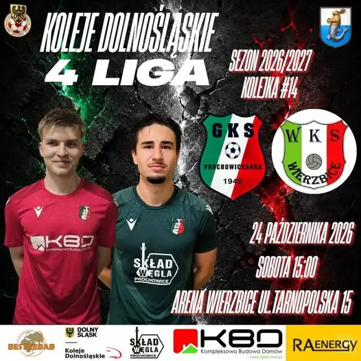 Prochowiczanka walczy o punkty z WKS Wierzbice w 14. kolejce IV ligi