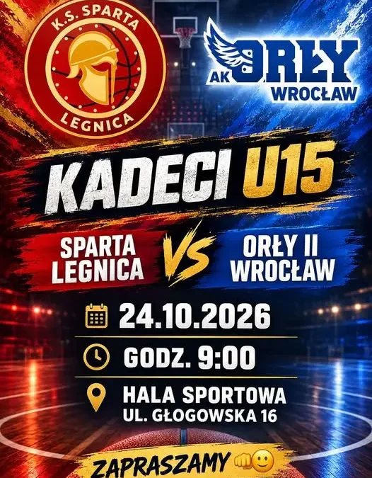 Dolnośląska Liga Kadetów U15: turniej we Wrocławiu już 24 października