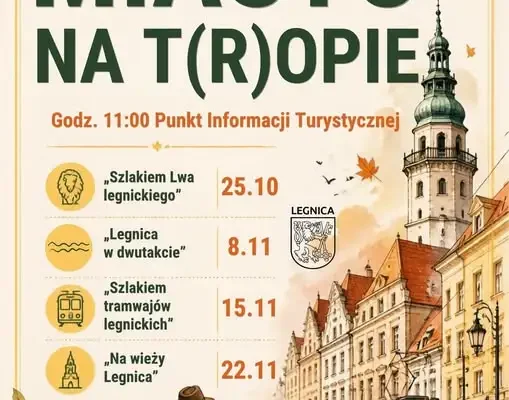 Legnica zaprasza na rodzinne spacery z przewodnikiem „Miasto na T(r)opie”