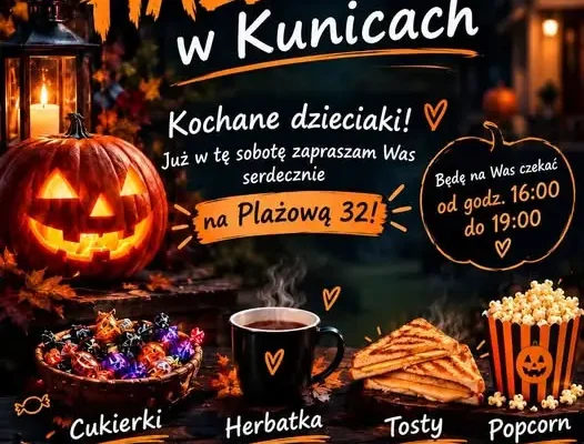 Halloween w Kunicach – zaproszenie na Plażową 32