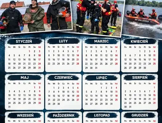 Kalendarz OSP ORW Legnica 2027: trwa nabór partnerów, zostało kilka miejsc