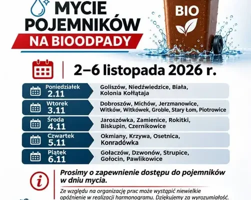 REMONDIS umyje pojemniki na bioodpady w gminie Chojnów. Sprawdź harmonogram