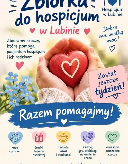 Szkoła w Lubinie zbiera dary dla hospicjum – zostało tylko kilka dni