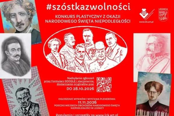 Ostatni dzień na zgłoszenia w konkursie „Szóstka z wolności” w Legnicy