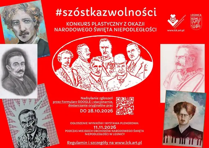 Ostatni dzień na zgłoszenia w konkursie „Szóstka z wolności” w Legnicy